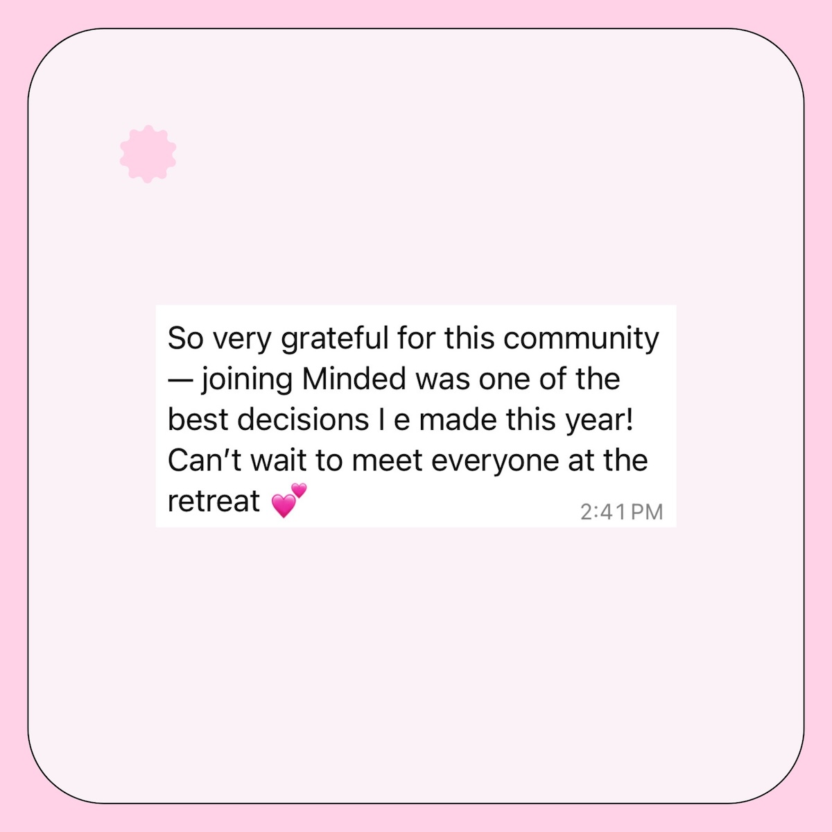 Minded Testimonials - 4